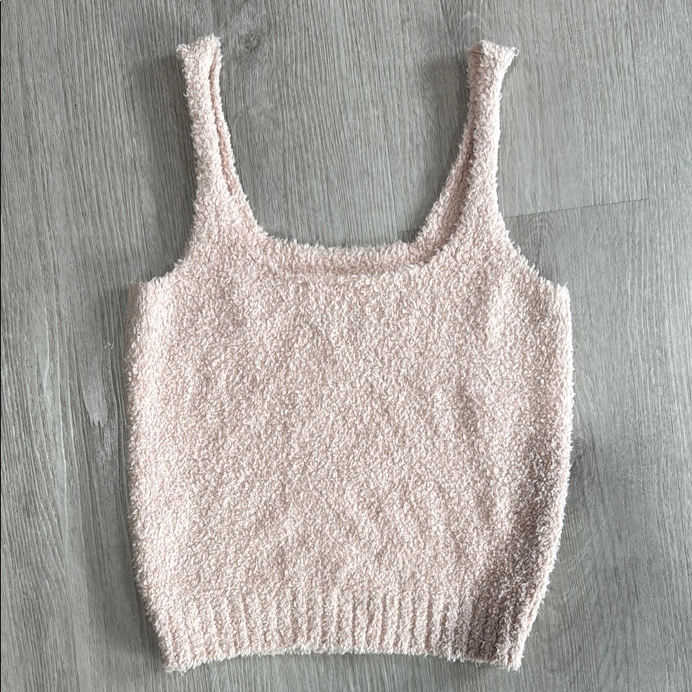 Skims boucle Pink Sleeveless tank Top